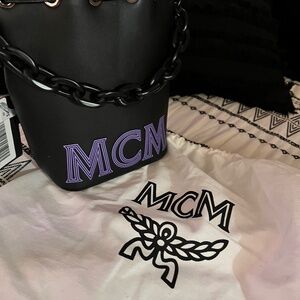 MCM small bucket bag